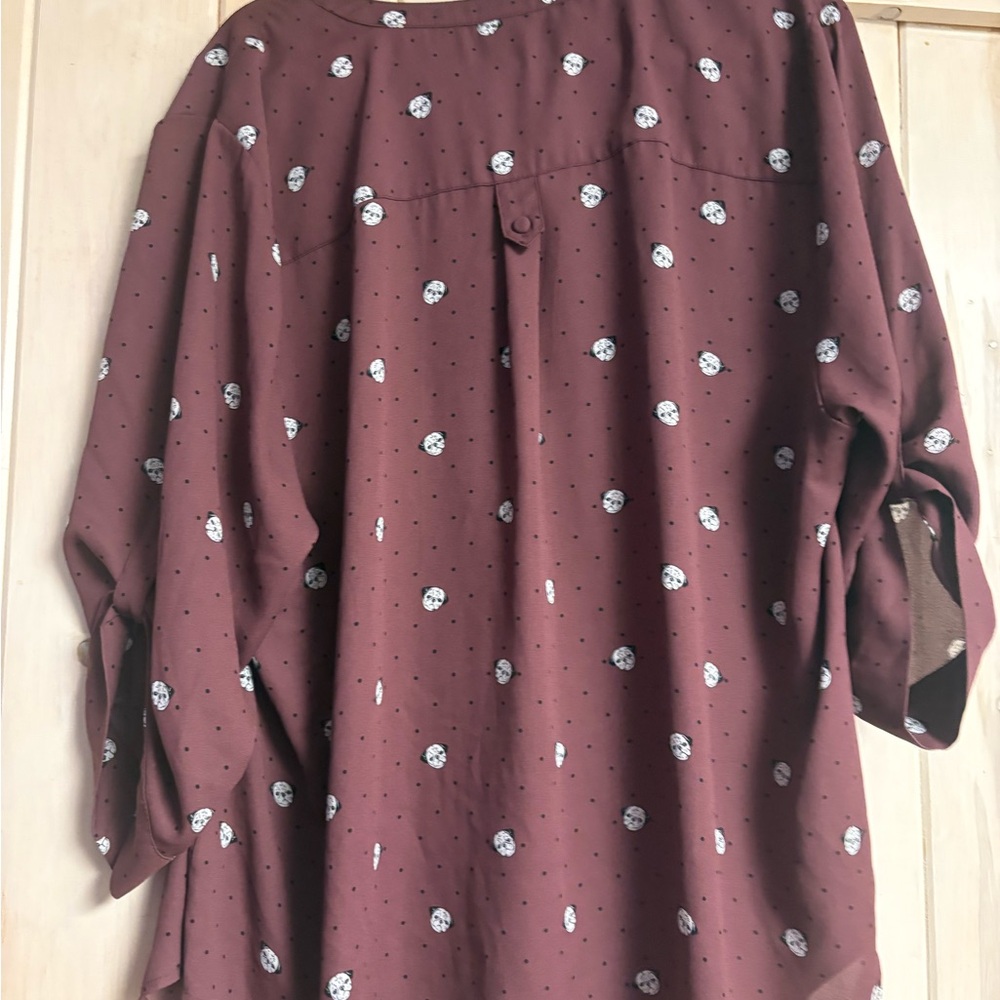 torrid pug Harper Split-Neck Blouse - image 4